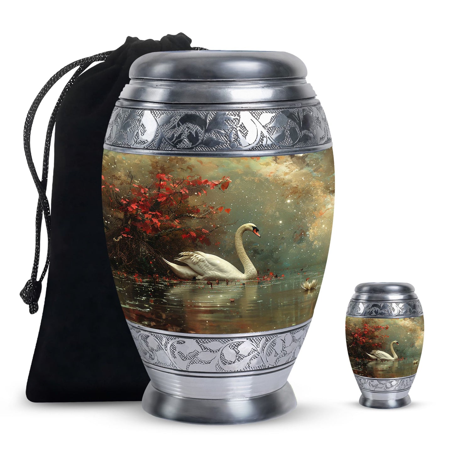 Personalized Bird Cremation Urn for Dad - 10-inch, 200 cu in - Yatskia