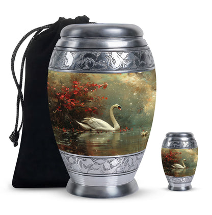 Personalized Bird Cremation Urn for Dad - 10-inch, 200 cu in - Yatskia