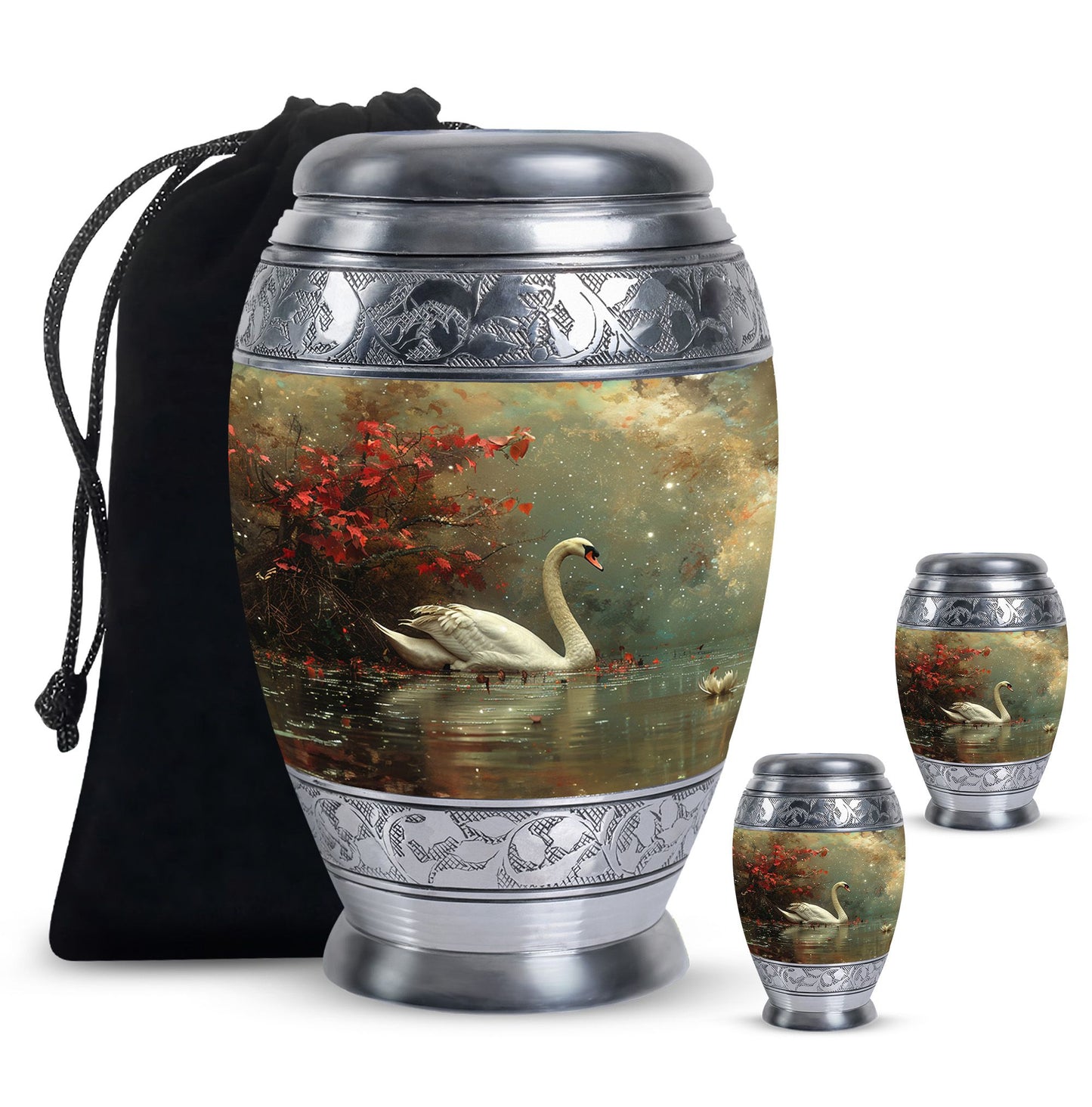 Personalized Bird Cremation Urn for Dad - 10-inch, 200 cu in - Yatskia