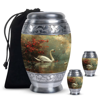 Personalized Bird Cremation Urn for Dad - 10-inch, 200 cu in - Yatskia