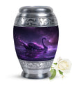 Purple Swan Cremation Urns For Human Ashes - Funeral Urns For Ashes