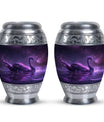 Purple Swan Cremation Urns For Human Ashes - Funeral Urns For Ashes