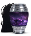Purple Swan Cremation Urns For Human Ashes - Funeral Urns For Ashes