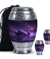 Purple Swan Cremation Urns For Human Ashes - Funeral Urns For Ashes