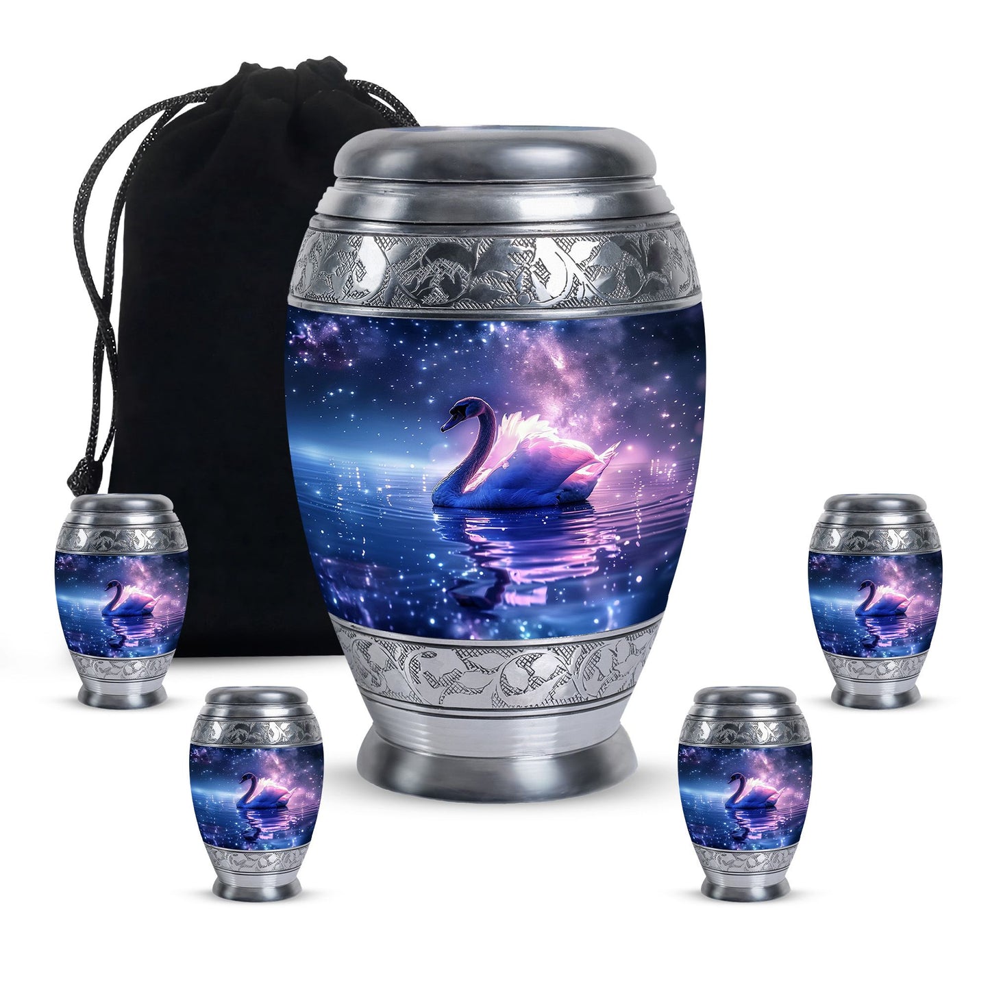 Personalized Bird Cremation Urn for Mom - 10-inch, 200 cu in - Yatskia