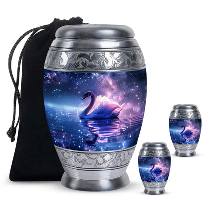 Personalized Bird Cremation Urn for Mom - 10-inch, 200 cu in - Yatskia