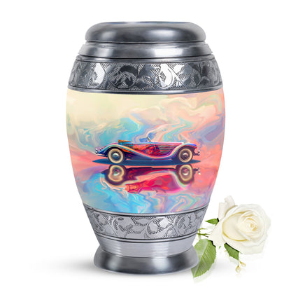 Personalized Car Cremation Urn for Human Ashes - 10-inch, 200 cu in - Yatskia