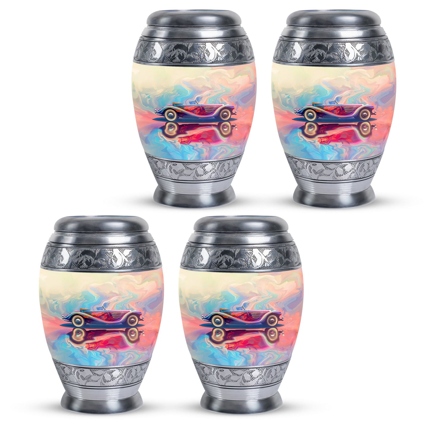 Personalized Car Cremation Urn for Human Ashes - 10-inch, 200 cu in - Yatskia