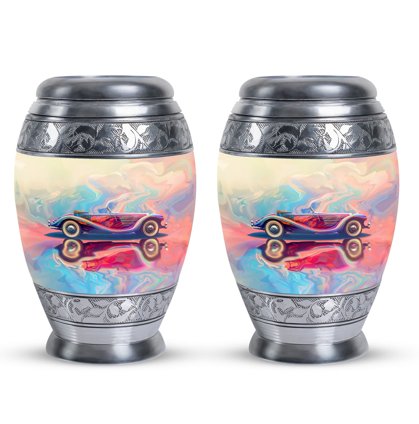 Personalized Car Cremation Urn for Human Ashes - 10-inch, 200 cu in - Yatskia