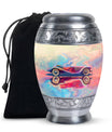 Vibrant Car Design Cremation Urn for Human Ashes - Burial Urns For Ashes