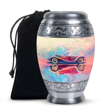 Personalized Car Cremation Urn for Human Ashes - 10-inch, 200 cu in - Yatskia