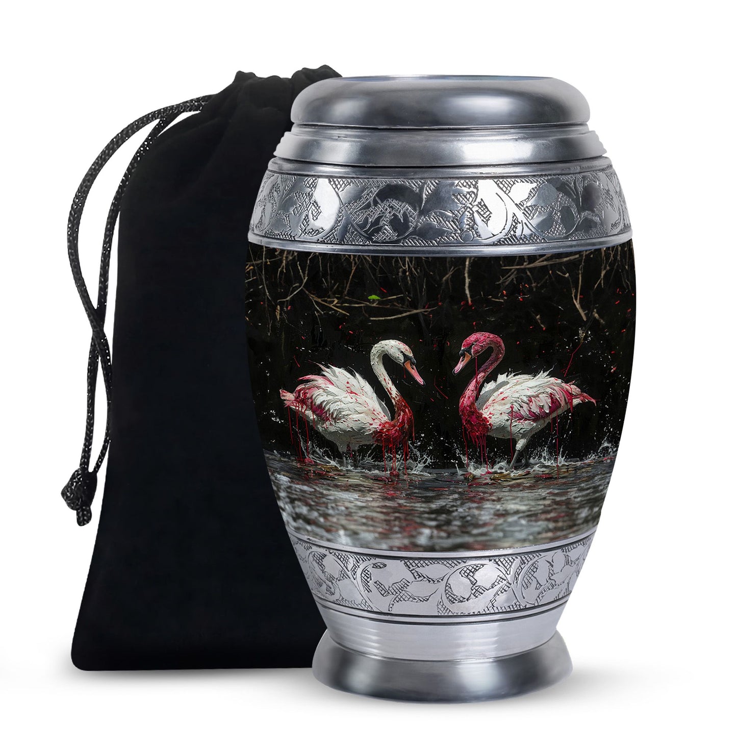 Personalized Bird Cremation Urn for Adult - 10-inch, 200 cu in - Yatskia