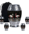 Swan Pair Cremation Urns For Human Ashes - Funeral Urns For Adult