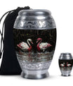 Swan Pair Cremation Urns For Human Ashes - Funeral Urns For Adult