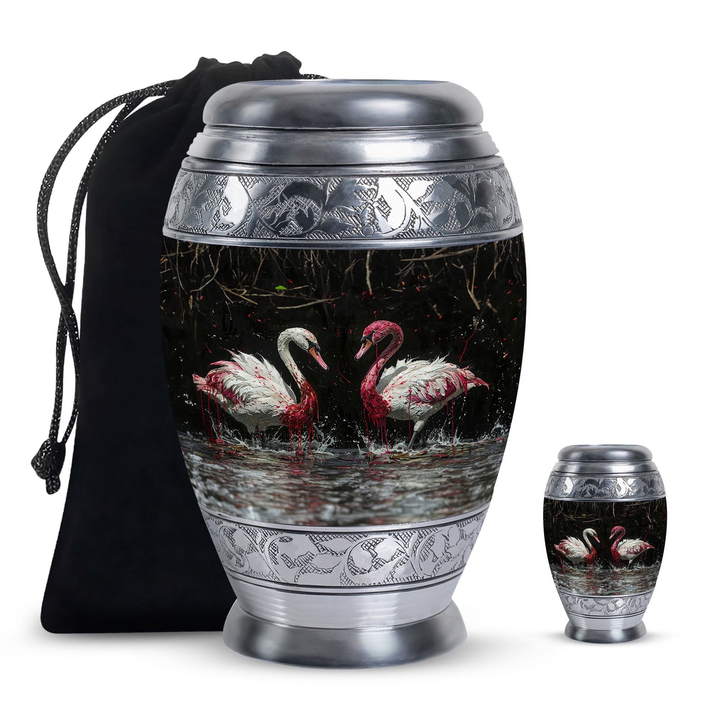Personalized Bird Cremation Urn for Adult - 10-inch, 200 cu in - Yatskia