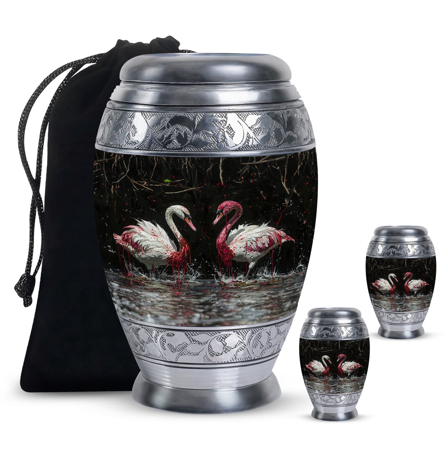 Personalized Bird Cremation Urn for Adult - 10-inch, 200 cu in - Yatskia