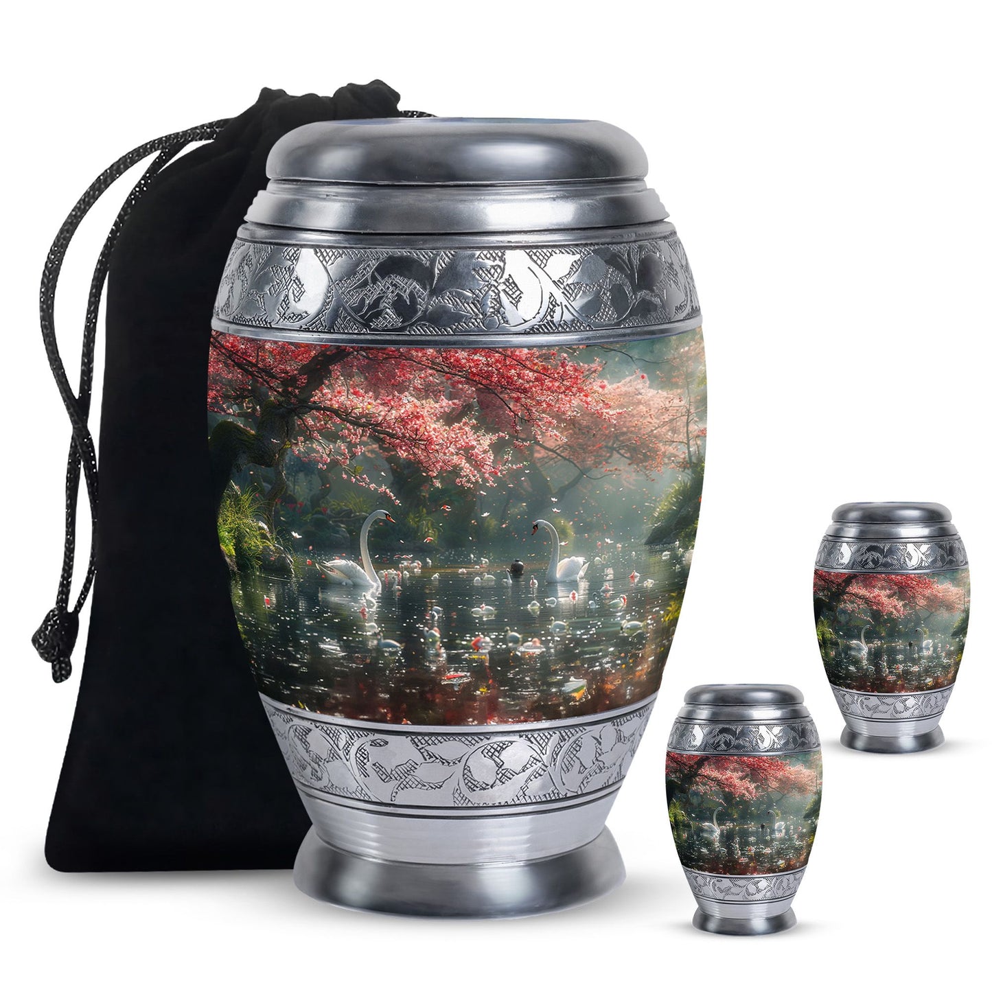 Personalized Bird Cremation Urn for Adults - 10-inch, 200 cu in - Yatskia