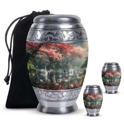Personalized Bird Cremation Urn for Adults - 10-inch, 200 cu in - Yatskia