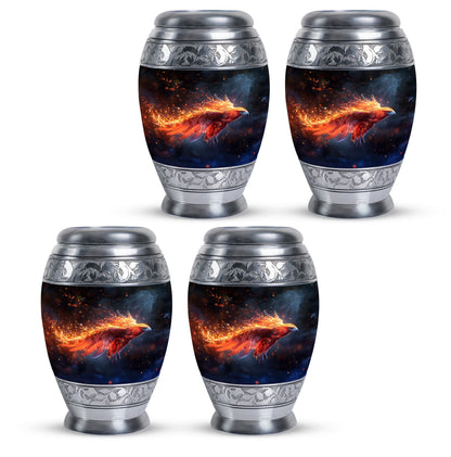 Personalized Eagle Cremation Urn for Men - 10-inch, 200 cu in - Yatskia