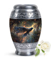 Black Raven Funeral Urn for Human Ashes - Cremations Urns For Adults