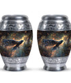 Black Raven Funeral Urn for Human Ashes - Cremations Urns For Adults