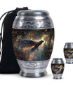 Black Raven Funeral Urn for Human Ashes - Cremations Urns For Adults