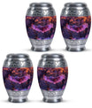 Purple Owl Cremation Urn for Human Ashes - Memorial Urn for Burial
