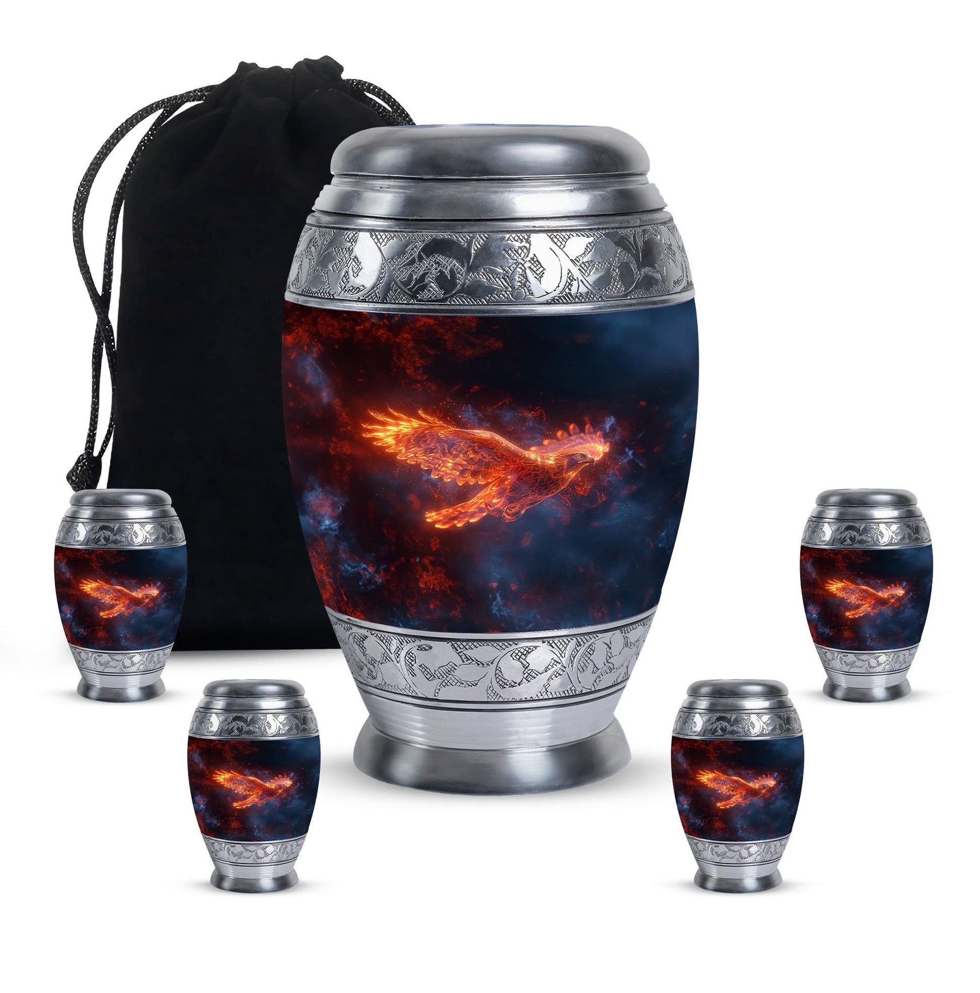 Phoenix Bird Cremation Urn for Human Ashes - Urn for Men & Women