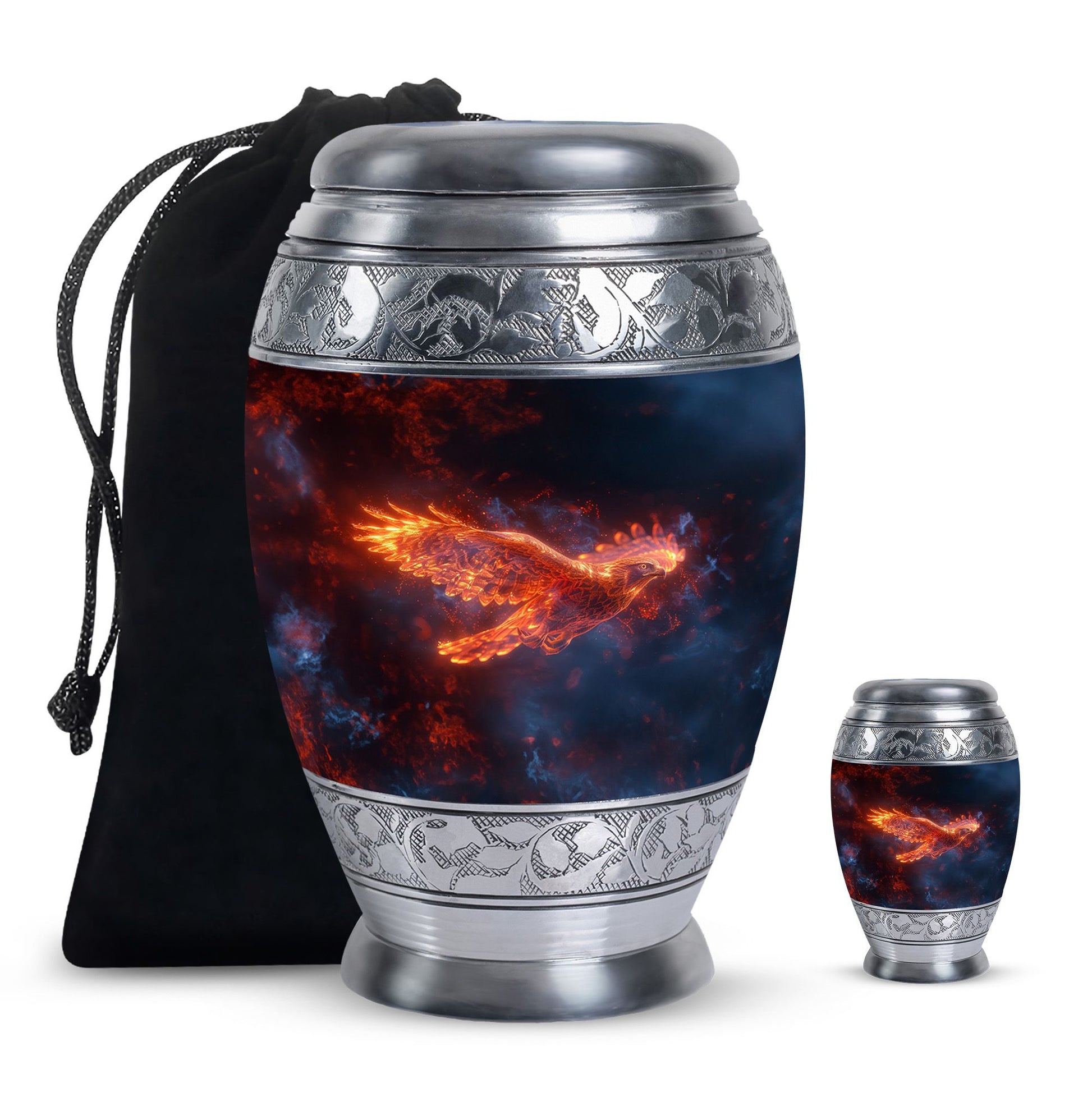 Phoenix Bird Cremation Urn for Human Ashes - Urn for Men & Women
