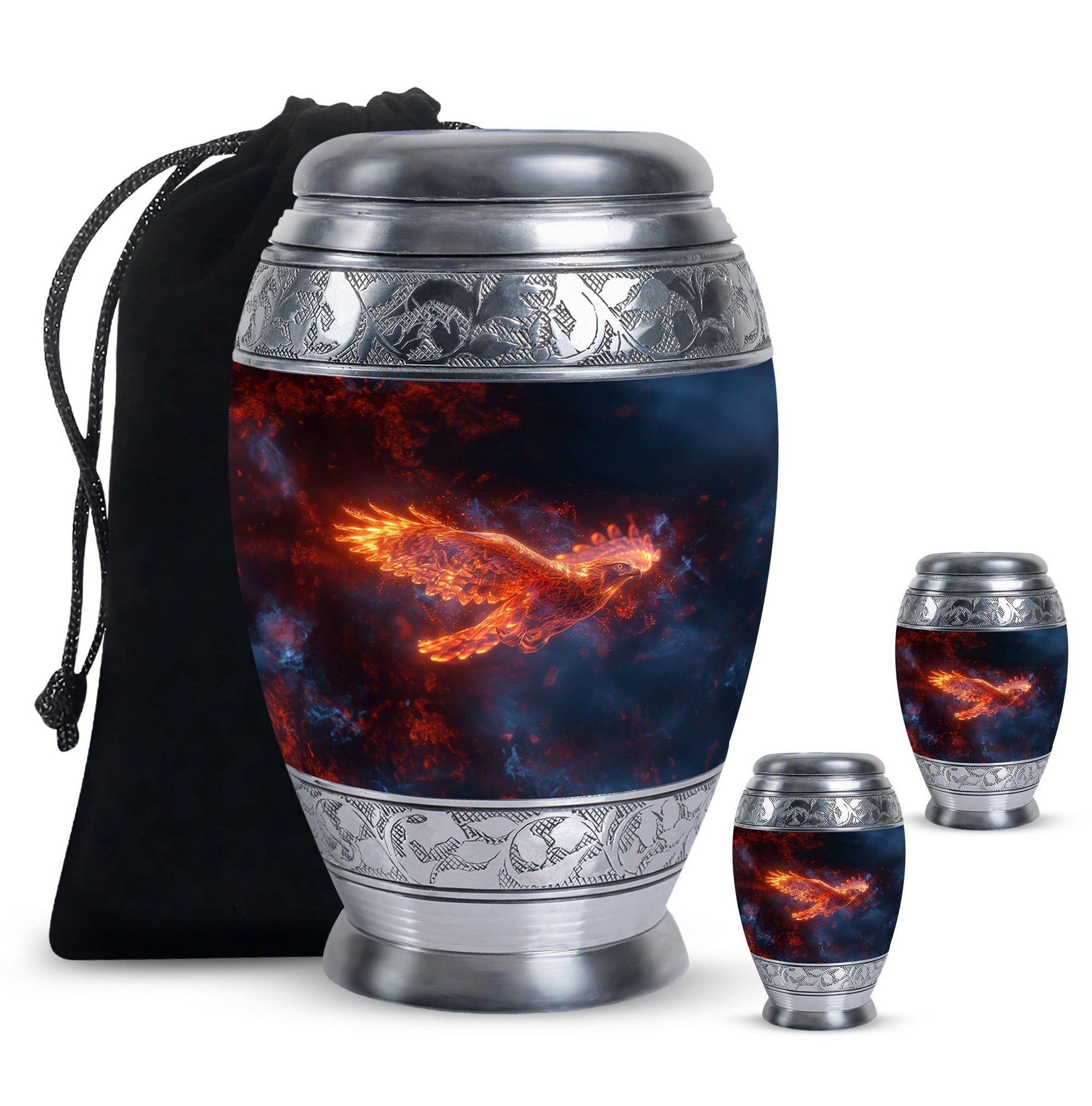Phoenix Bird Cremation Urn for Human Ashes - Urn for Men & Women