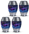 Purple Snake Cremation Urns For Human Ashes - Memorial Urn for Adults