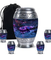Purple Snake Cremation Urns For Human Ashes - Memorial Urn for Adults