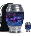 Purple Snake Cremation Urns For Human Ashes - Memorial Urn for Adults