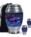 Purple Snake Cremation Urns For Human Ashes - Memorial Urn for Adults