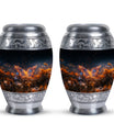 Sparkling Fiery Butterfly Urns for Mom - Large Butterfly Cremation Urns