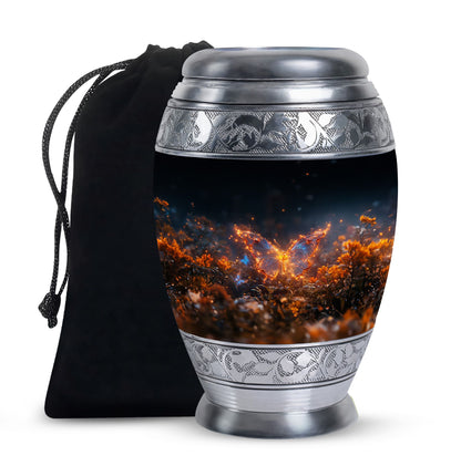 Personalized Butterfly Cremation Urn for Mom - 10-inch, 200 cu in - Yatskia