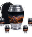 Sparkling Fiery Butterfly Urns for Mom - Large Butterfly Cremation Urns