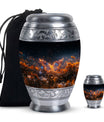 Sparkling Fiery Butterfly Urns for Mom - Large Butterfly Cremation Urns