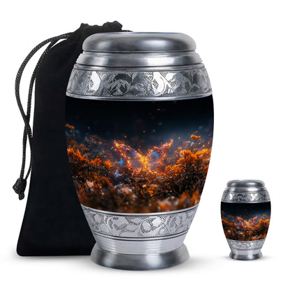 Personalized Butterfly Cremation Urn for Mom - 10-inch, 200 cu in - Yatskia