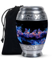 Neon Butterfly Nebula Black Urns - Butterfly Urns For Memorial