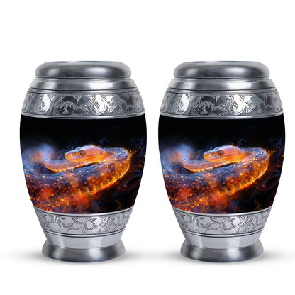 Personalized Snake Cremation Urn for Adult - 10-inch, 200 cu in - Yatskia