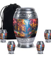 Beautiful Forest Cremation Urn - Large Decorative Urn For Human Ashes