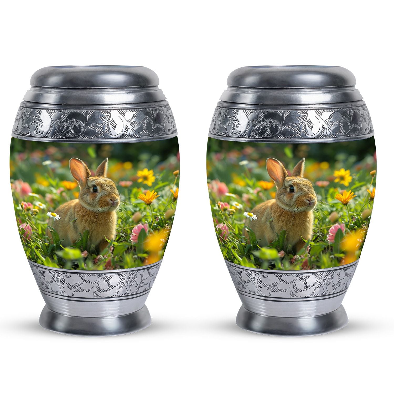 Bunny Rabbit Memorial Urn - Beautifully Designed Keepsake Urns For Pet