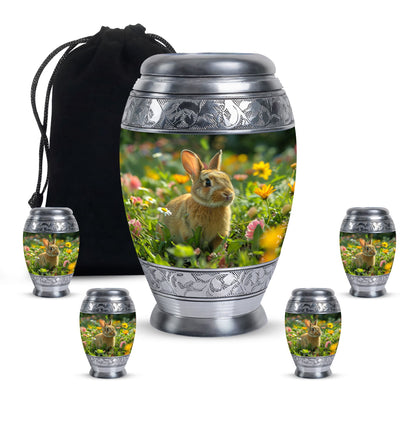 Personalized Pet Keepsake Urn for Pet Ashes - 10-inch, 200 cu in - Yatskia