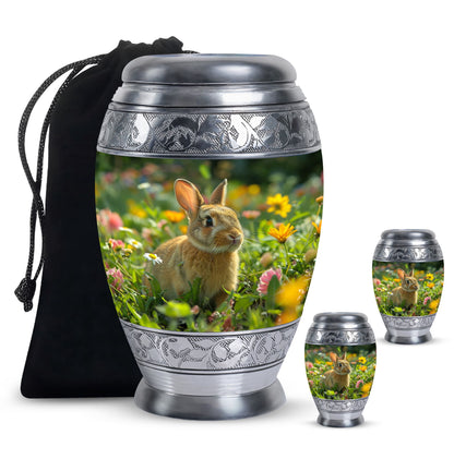 Personalized Pet Keepsake Urn for Pet Ashes - 10-inch, 200 cu in - Yatskia