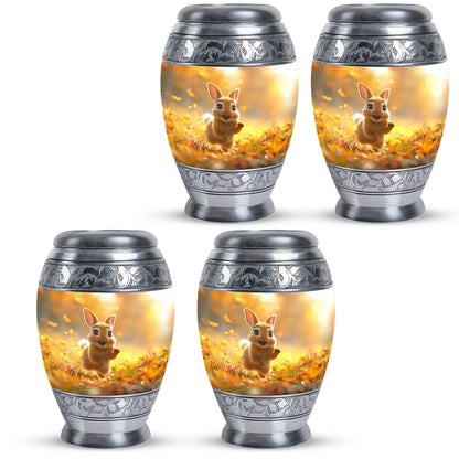 Personalized Rabbit Cremation Urn for Pet Ashes - 10-inch, 200 cu in - Yatskia