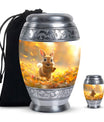 Golden Bunny Cremation Urns For Human Ashes For Mom and Dad