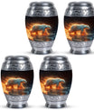 Fierce Polar Bear Urn - Bear Funeral Large Cremation Urns For Ashes