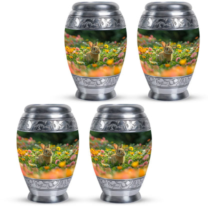 Personalized Rabbit Cremation Urn for Pet Ashes - 10-inch, 200 cu in - Yatskia