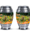Bucolic Bunny Meadow - Rabbit Urns Large Funeral Large Urns For Ashes